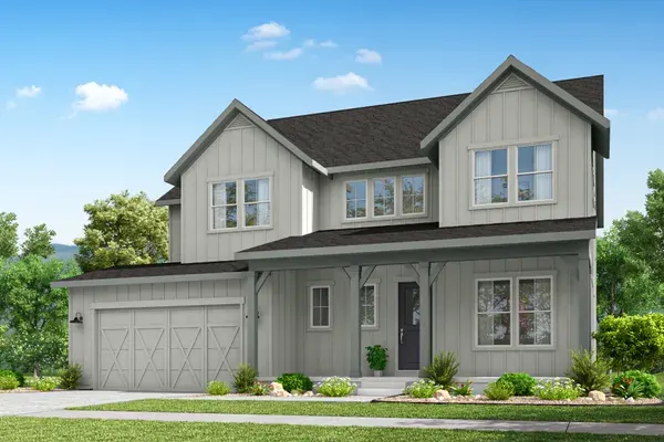 Monterey home exterior, ELEVATION A (FARMHOUSE) at Westerly