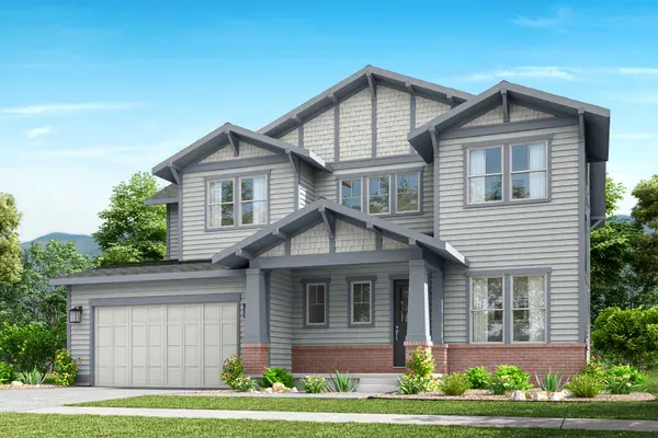 Monterey home exterior, ELEVATION B (CRAFTSMAN) at Westerly