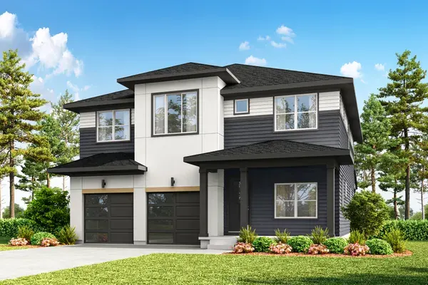 Palmer home exterior, ELEVATION B (CONTEMPORARY) at Jackson Creek