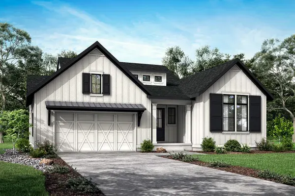 Pinnacle home exterior, ELEVATION A (FARMHOUSE) at Westerly