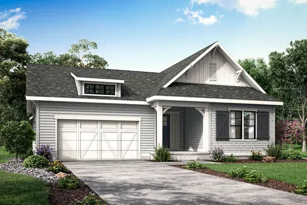 Pinnacle home exterior, ELEVATION C (WESTERN SHINGLE) at Westerly