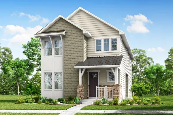 Princeton home exterior, ELEVATION C (WESTERN SHINGLE) at Painted Prairie