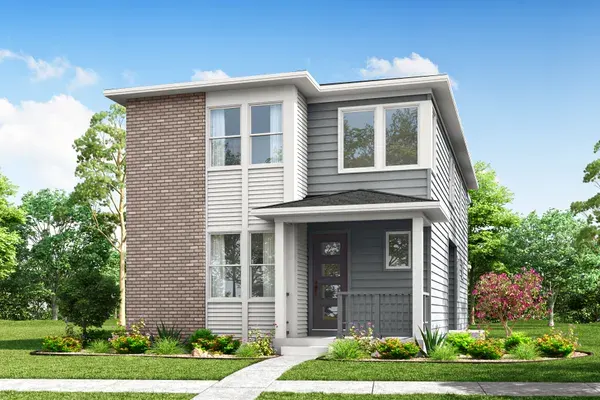 Princeton home exterior, ELEVATION E (PRAIRIE) at Painted Prairie
