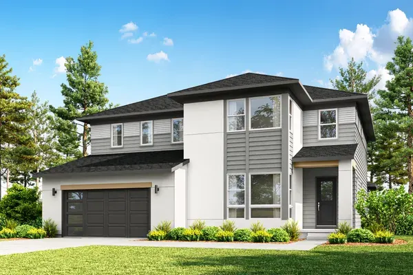 Redstone home exterior, ELEVATION B (CONTEMPORARY) at Jackson Creek