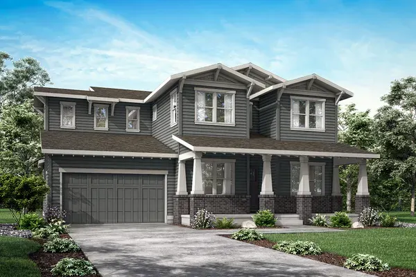 Sanctuary home exterior, ELEVATION B (CRAFTSMAN) at Westerly