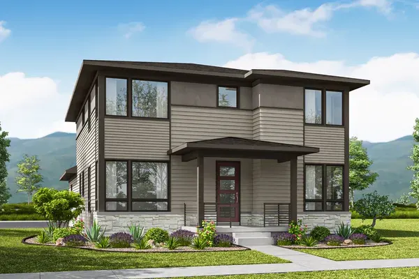 Serenade home exterior, Prairie-C at West Grange