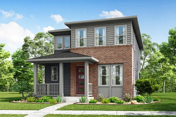 Silverleaf home exterior, ELEVATION E (PRAIRIE) at Arras Park