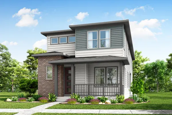 Snowmass home exterior, ELEVATION E (PRAIRIE) at Painted Prairie