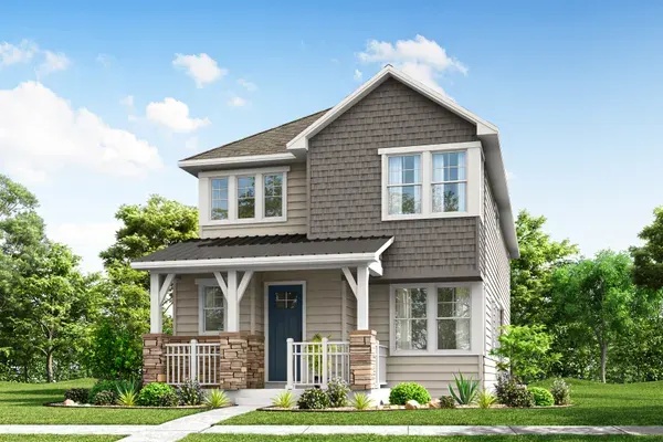 Snowmass home exterior, ELEVATION C (WESTERN SHINGLE) at Painted Prairie