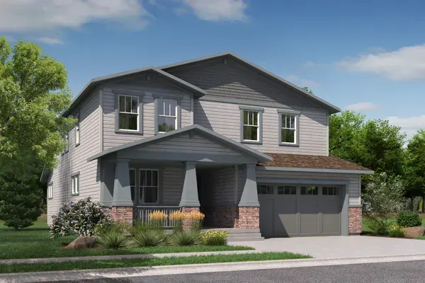 Vista home exterior, Craftsman Elevation at Arras Park
