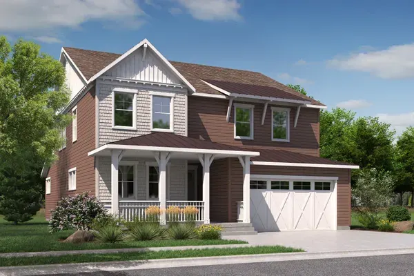 Vista home exterior, Western Single Elevation at Arras Park