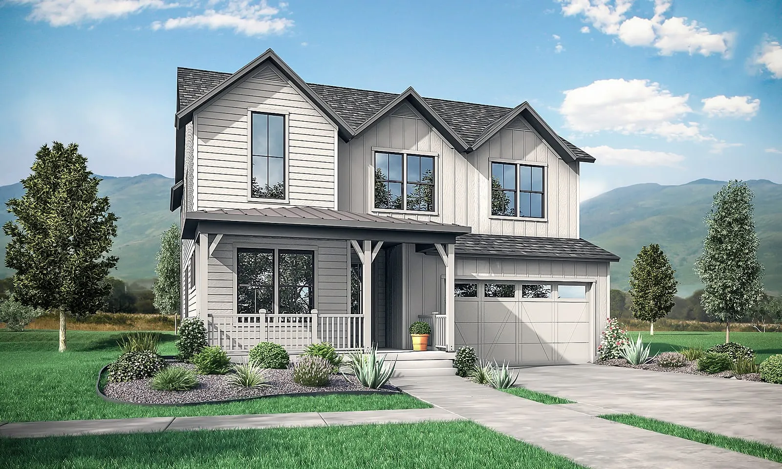 The Harmony collection home design at West Grange in Longmont, CO 80503