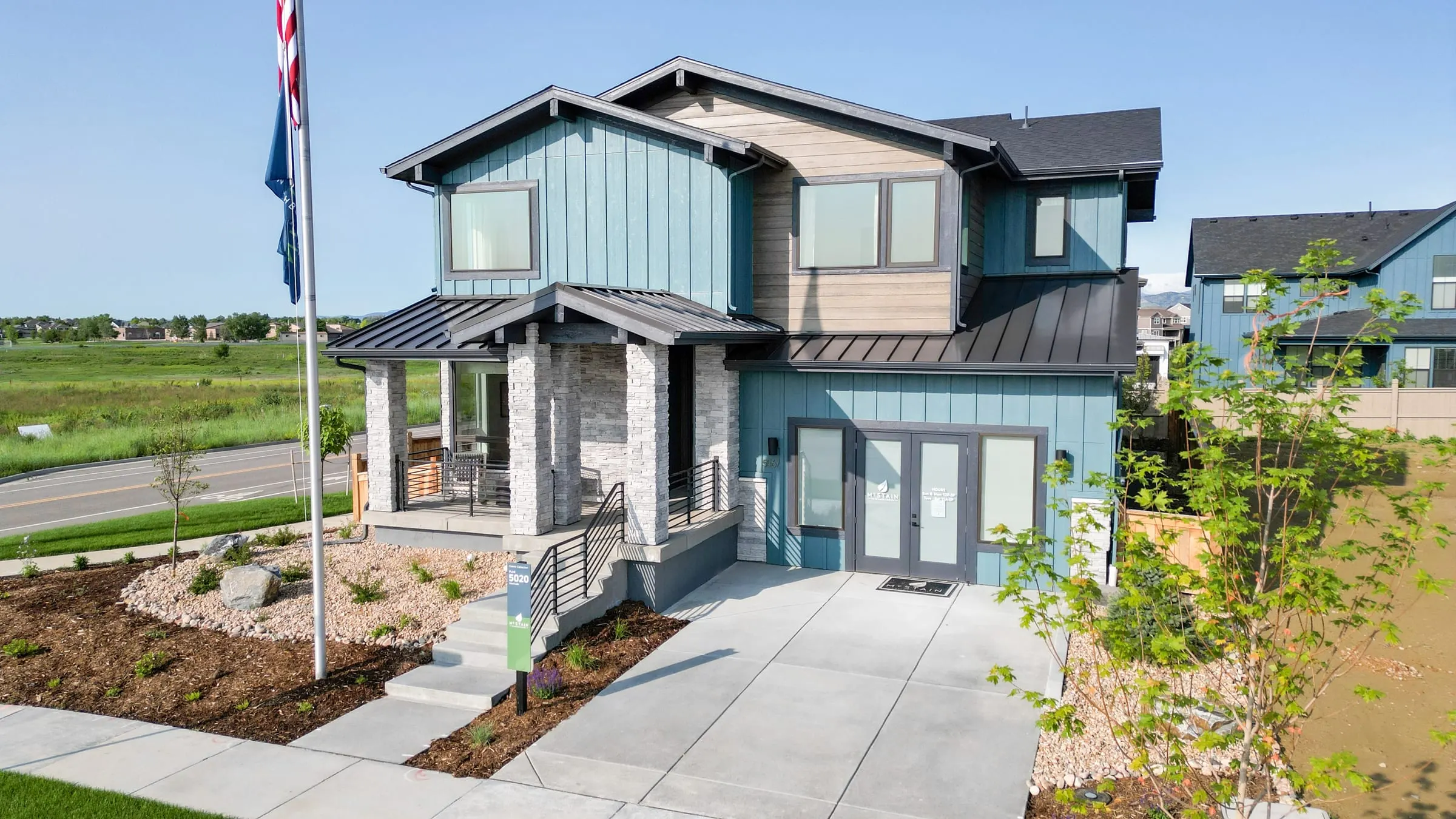 The Interlude collection home design at West Grange in Longmont, CO 80503
